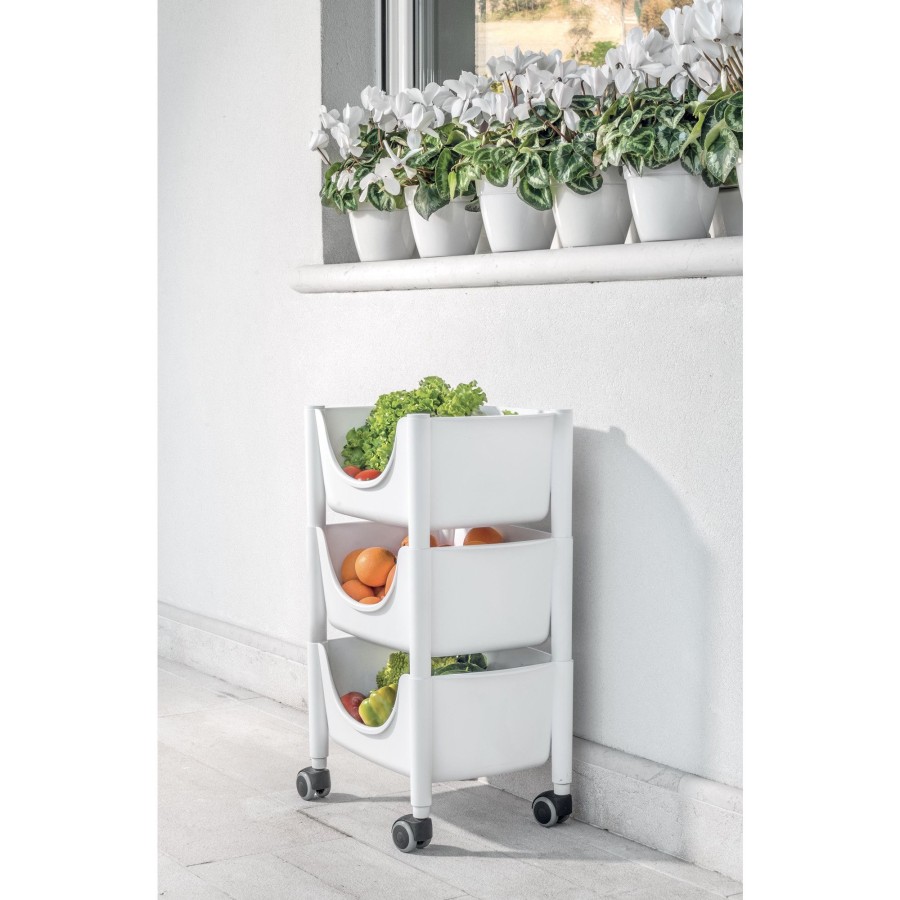 Casa Guzzini | Hold&Roll Carrello Argilla