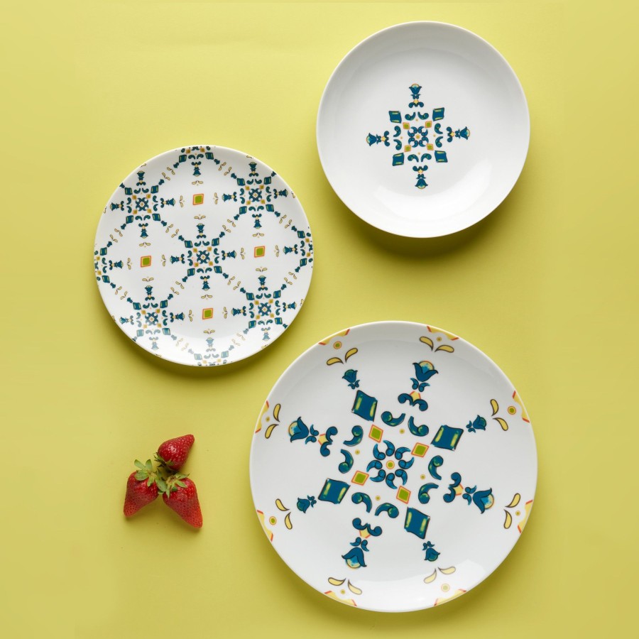 Tavola Guzzini | Sorrento Set 6 Posti Tavola Decoro 6 Multicolore