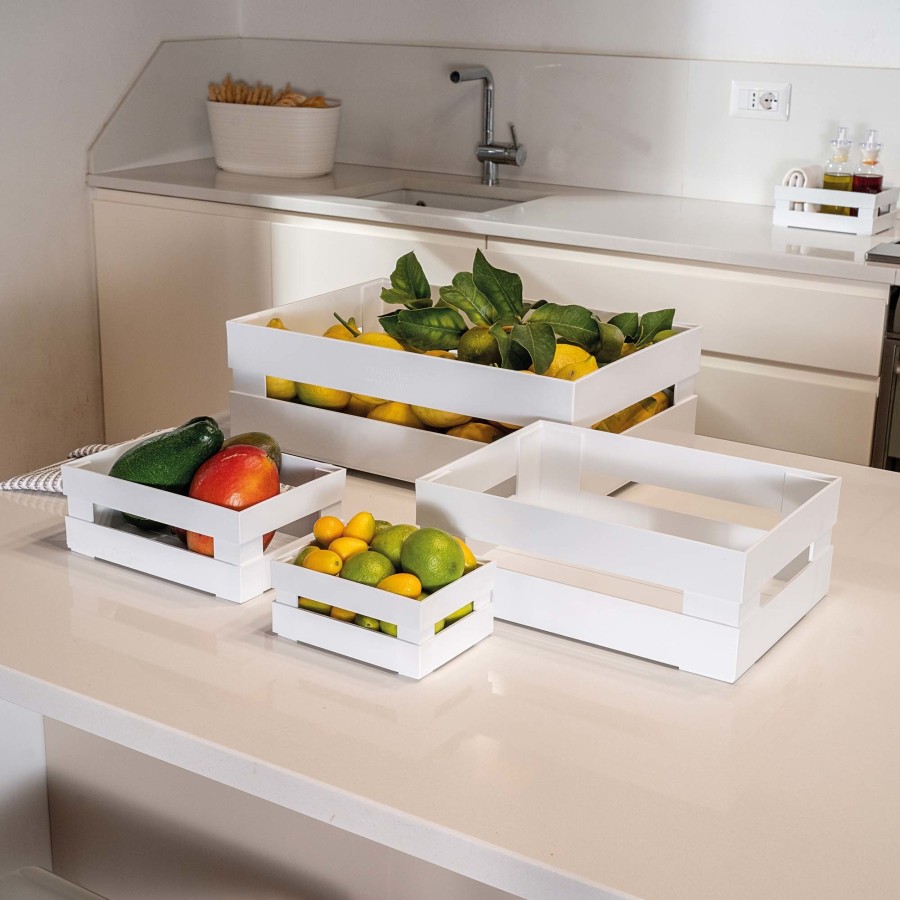 Cucina Guzzini | Tidy&Store Cassetta M Bianco Latte