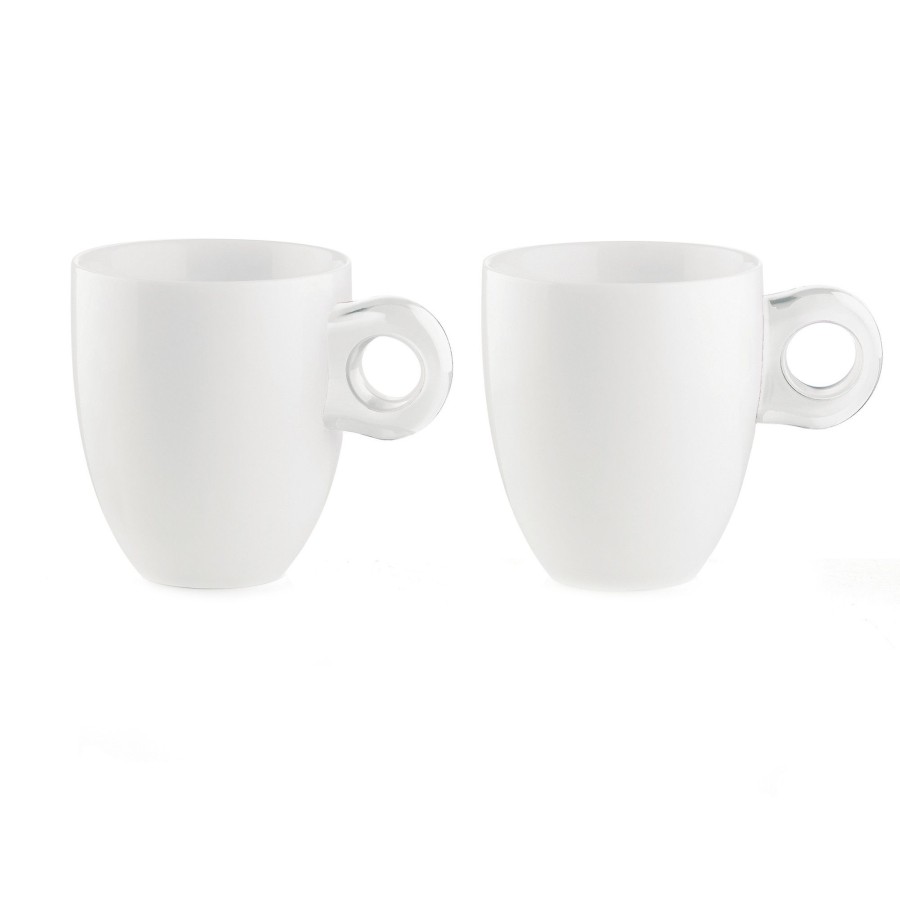 Tavola Guzzini | Set 2 Bicchieri Mug 'Gocce' Trasparente