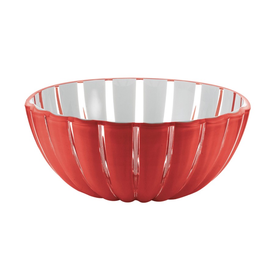 Tavola Guzzini | Contenitore Xl 30 Cm Grace Rosso Trasparente