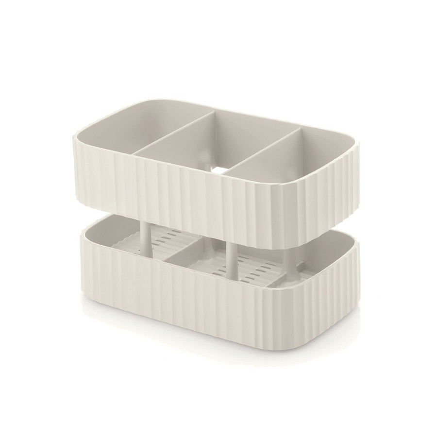 Cucina Guzzini | Tidy&Safe Organizzatore Da Lavello Bianco Latte