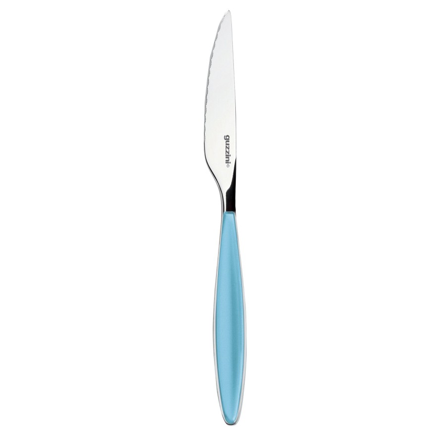 Tavola Guzzini | Coltello Bistecca "Feeling" Azzurro Mare