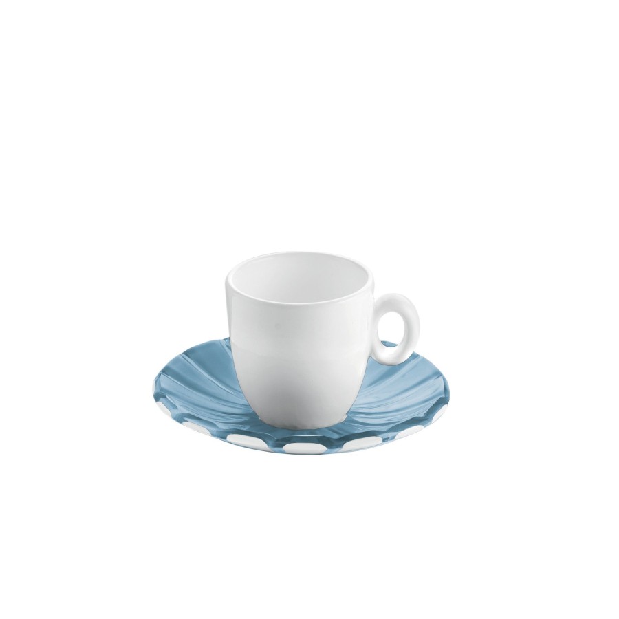 Tavola Guzzini | Set 6 Tazzine Caffu00C9 Grace Azzurro Mare