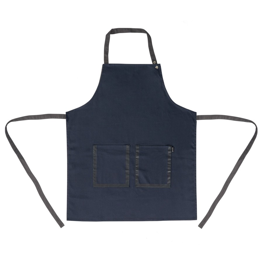 Cucina Guzzini | Natural Style Grembiule Pettorina Blu Navy