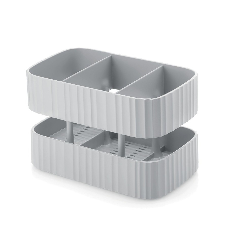 Cucina Guzzini | Tidy&Safe Organizzatore Da Lavello Grigio Opaco