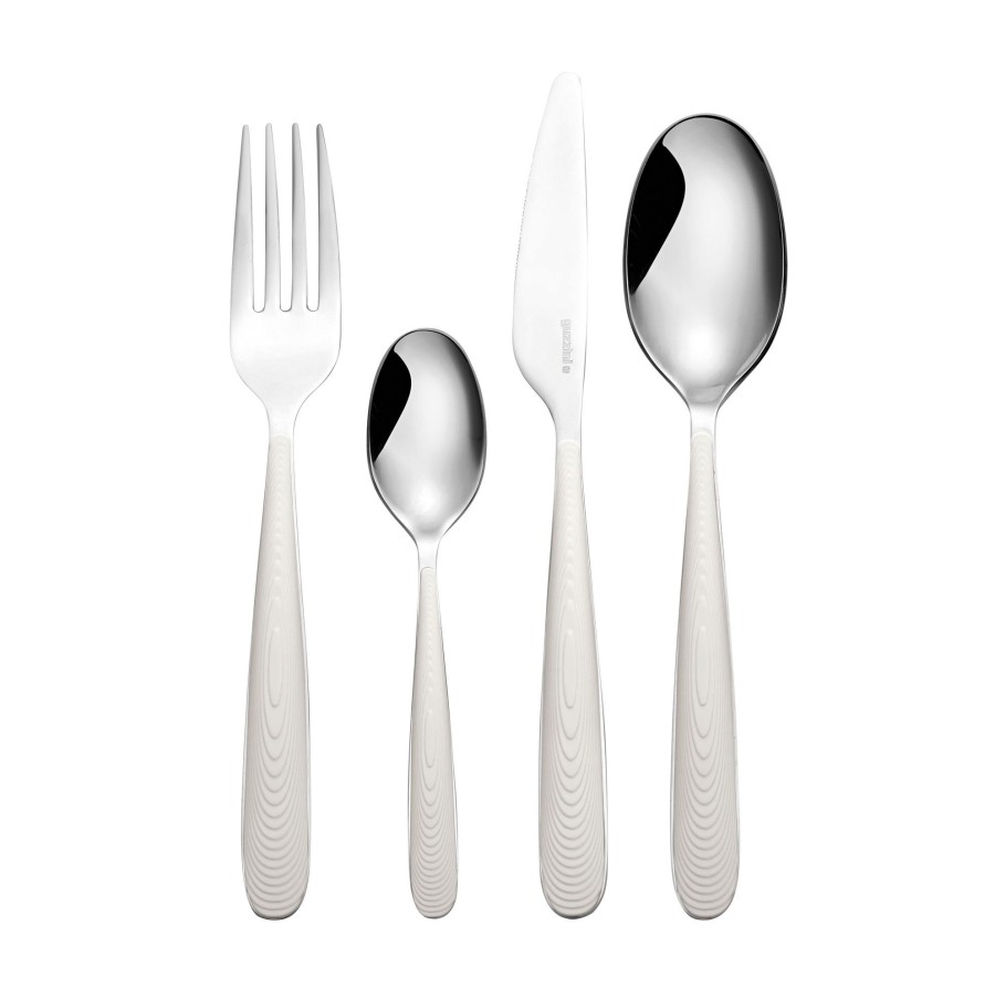 Tavola Guzzini | Just Set 24 Posate Bianco Latte