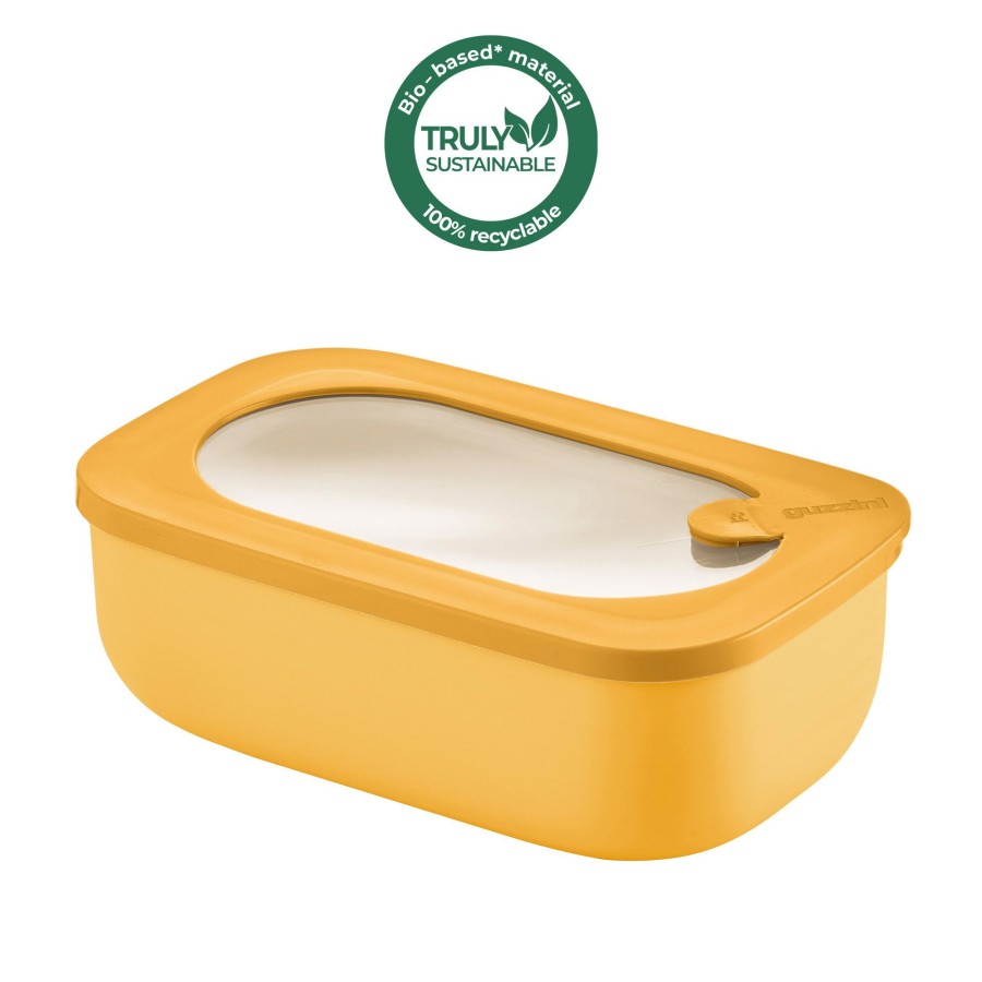 Cucina Guzzini | Store&More Bio Contenitore Ermetico Rettangolare Giallo Mango