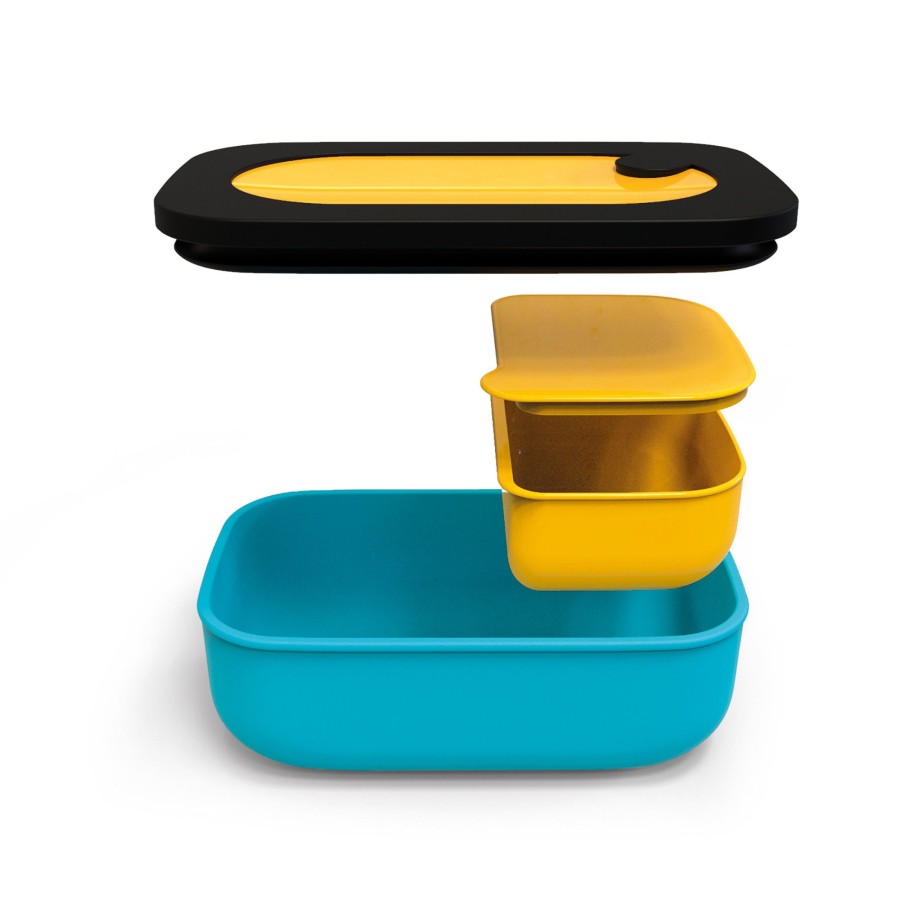 Fuori Casa Guzzini | Lunchbox Con Contenitore Ocra