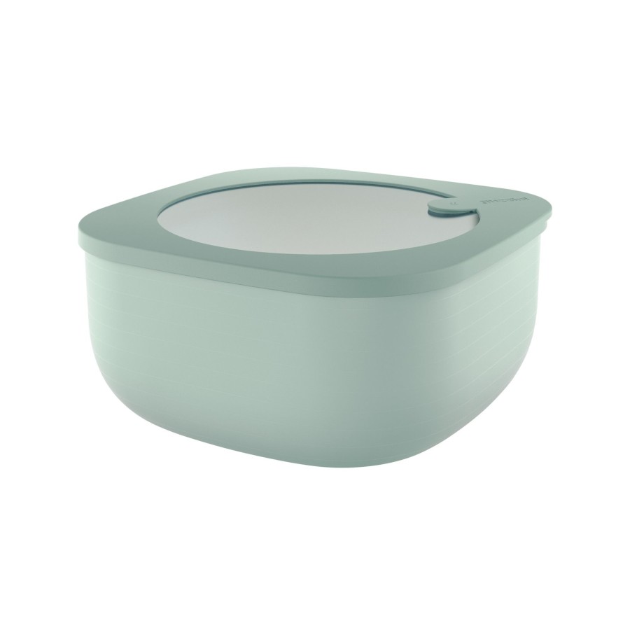 Cucina Guzzini | Store&More - Contenitori Ermetici Bassi Per Frigo/Freezer/ Microonde (L) Verde Sabbia