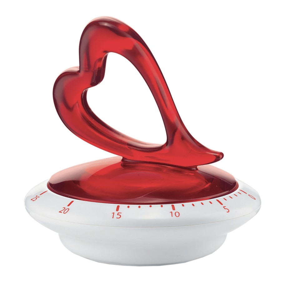 Tavola Guzzini | Timer 'Love' Rosso Trasparente