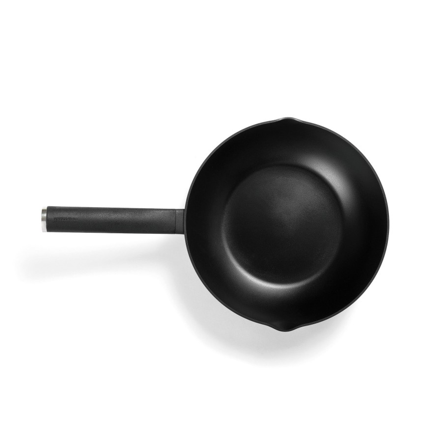 Cucina Guzzini | Wok U00D8 28 Cm Cromato