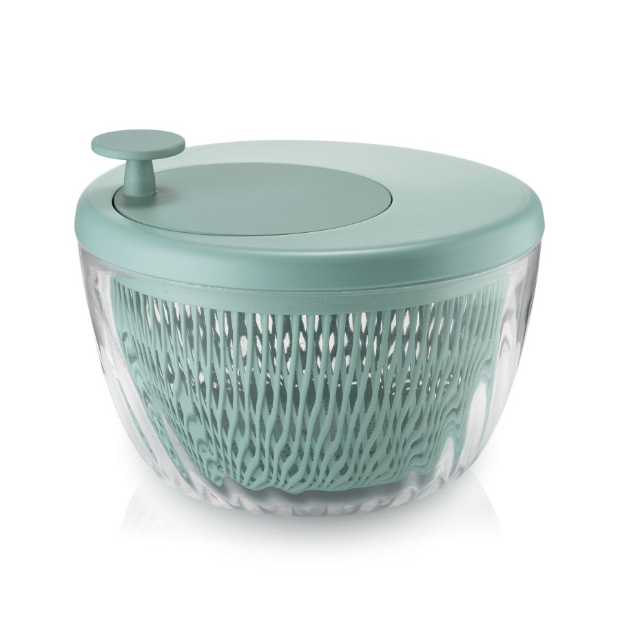 Cucina Guzzini | Spin&Store Centrifuga Insalata Con Coperchio U00F826 Verde Oliva