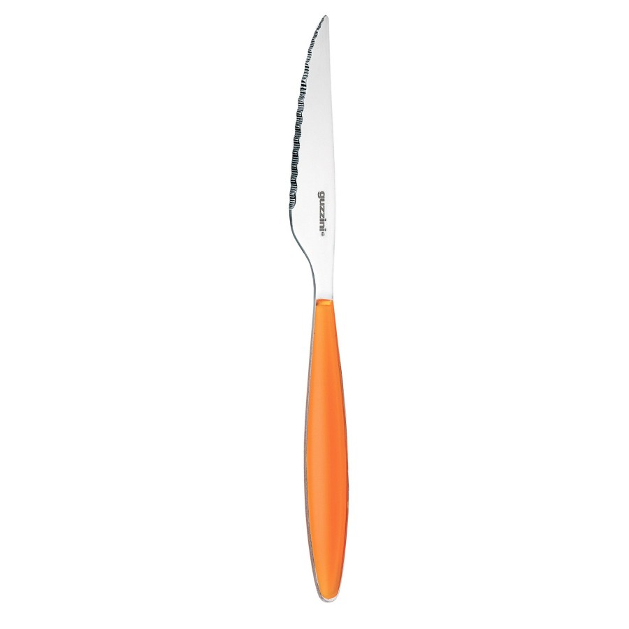 Tavola Guzzini | Coltello Bistecca 'Feeling' Arancio