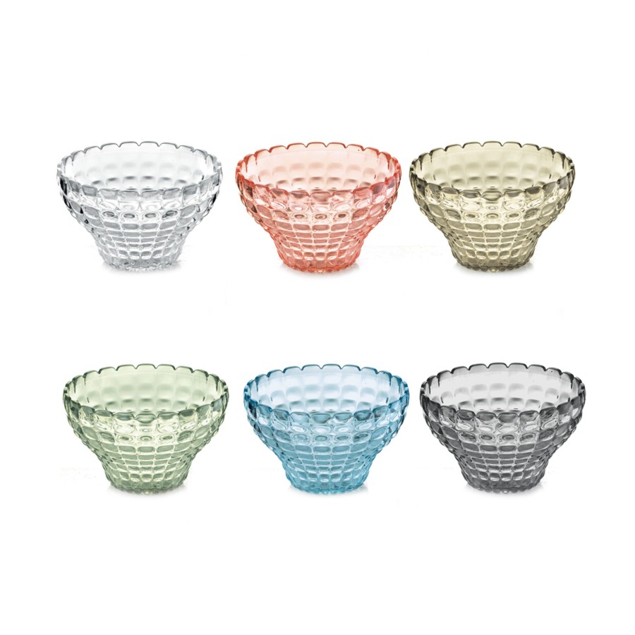 Tavola Guzzini | Set 6 Contenitori Cm.12 Tiffany Colori Decori Vari