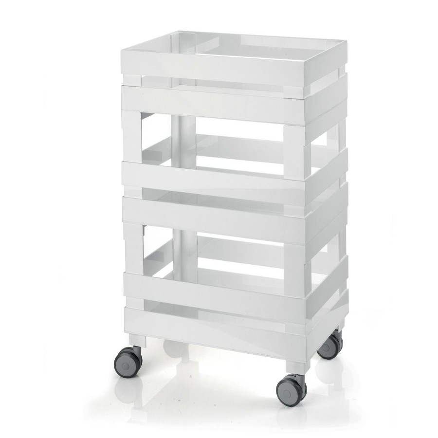 Cucina Guzzini | Tidy&Store - Carrello Organizzatore Basso- Circle Re-Grey