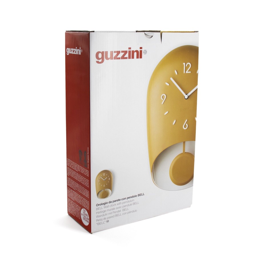 Casa Guzzini | Bell Orologio Da Parete Con Pendolo Carbone