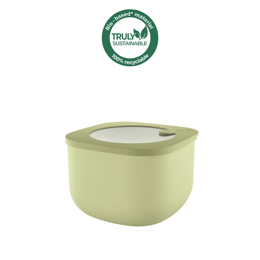 Cucina Guzzini | Store&More Bio Contenitore Ermetico Alto Per Frigo/Freezer/Forno A Microonde M Verde Avocado