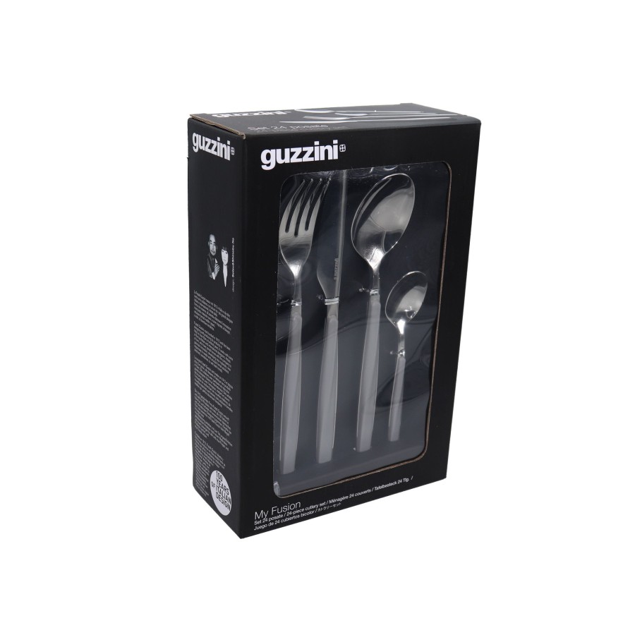 Tavola Guzzini | Set 24 Posate Grigio