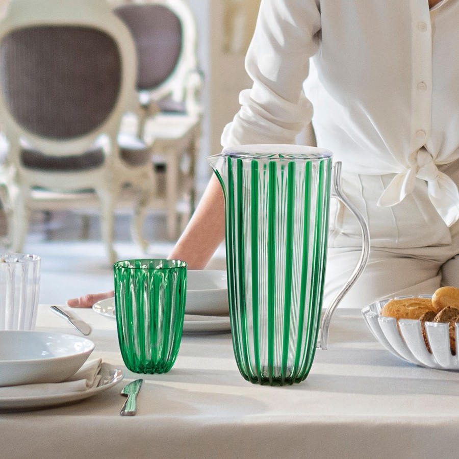 Tavola Guzzini | Dolcevita Caraffa Con Coperchio Smeraldo