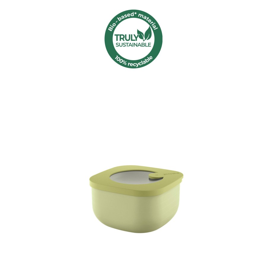 Cucina Guzzini | Store&More Bio Contenitore Ermetico Basso Per Frigo/Freezer/Forno A Microonde S Verde Avocado