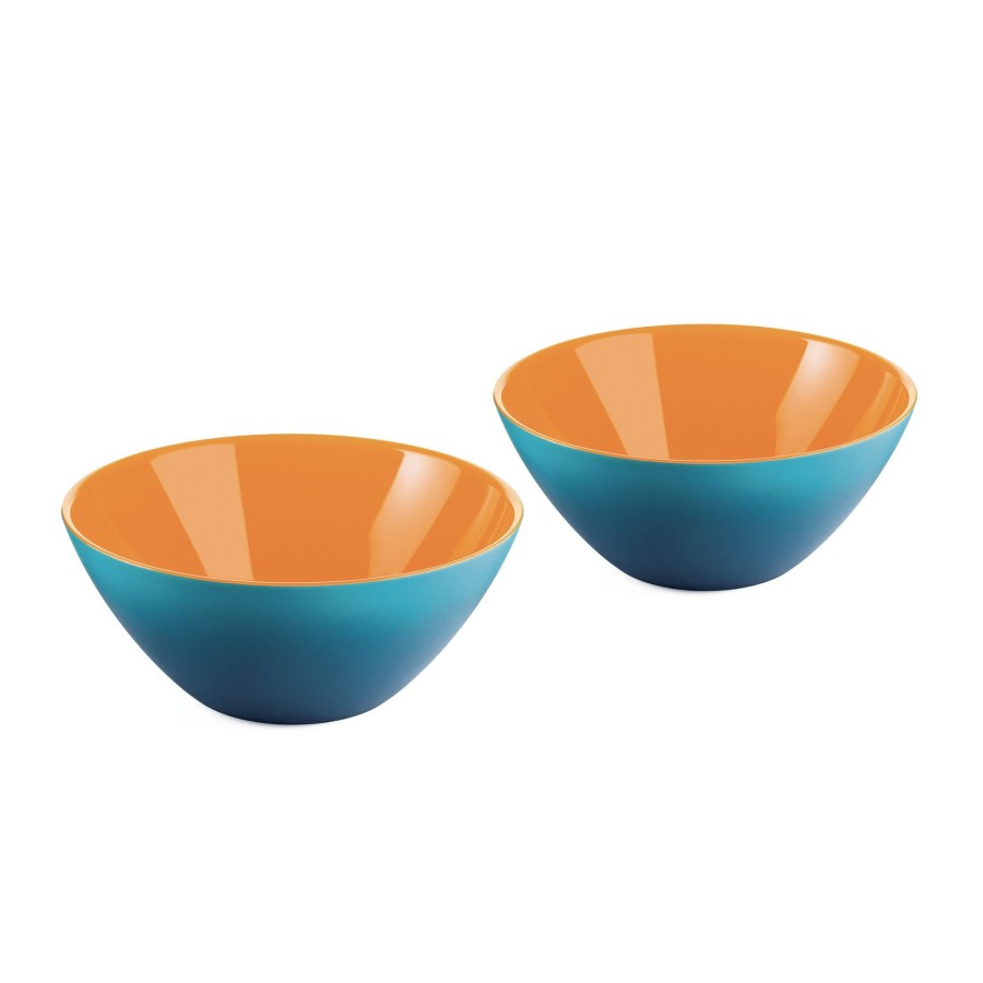 Tavola Guzzini | Set 2 Ciotoline Cm.12 'My Fusion' Azzurro/Arancio