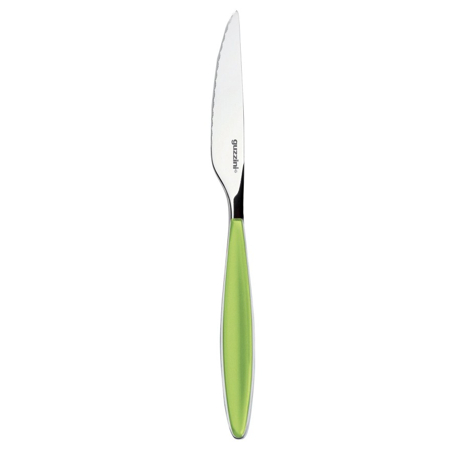 Tavola Guzzini | Coltello Bistecca "Feeling" Verde Mela