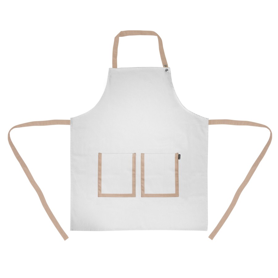 Cucina Guzzini | Natural Style Grembiule Pettorina Bianco Latte