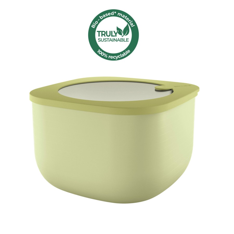 Cucina Guzzini | Store&More Bio Contenitore Ermetico Alto Per Frigo/Freezer/Forno A Microonde L Verde Avocado