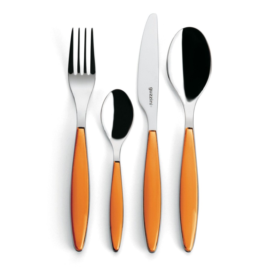 Tavola Guzzini | Set 24 Pcs Posate 'Feeling' Arancio