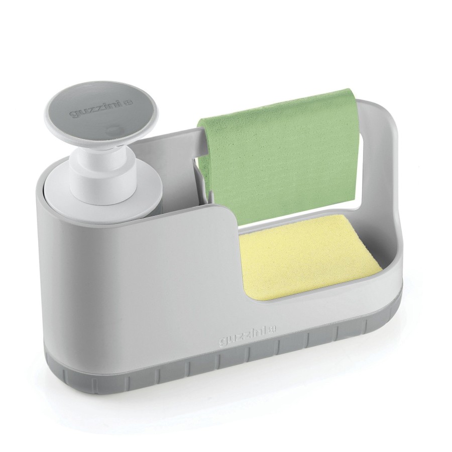 Cucina Guzzini | Organizzatore Tidy&Clean+Push&Soap Grigio Scuro Perlato