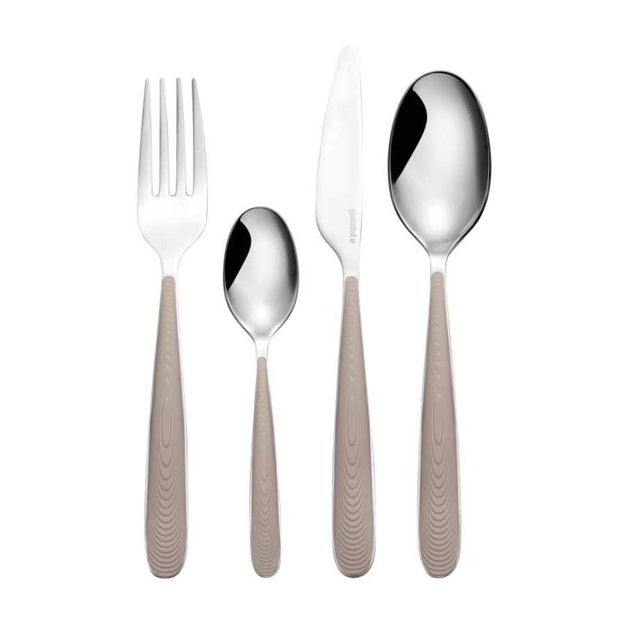 Tavola Guzzini | Just Set 24 Posate Grigio Tortora