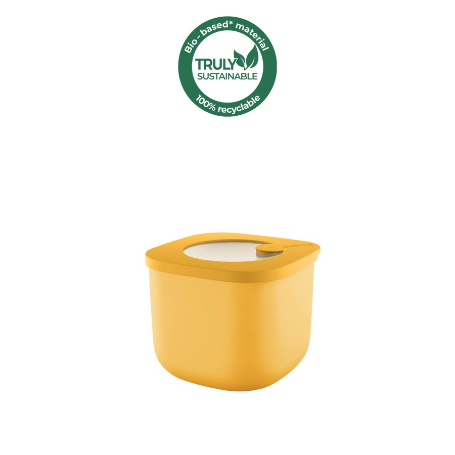 Cucina Guzzini | Store&More Bio Contenitore Ermetico Alto Per Frigo/Freezer/Forno A Microonde S Giallo Mango