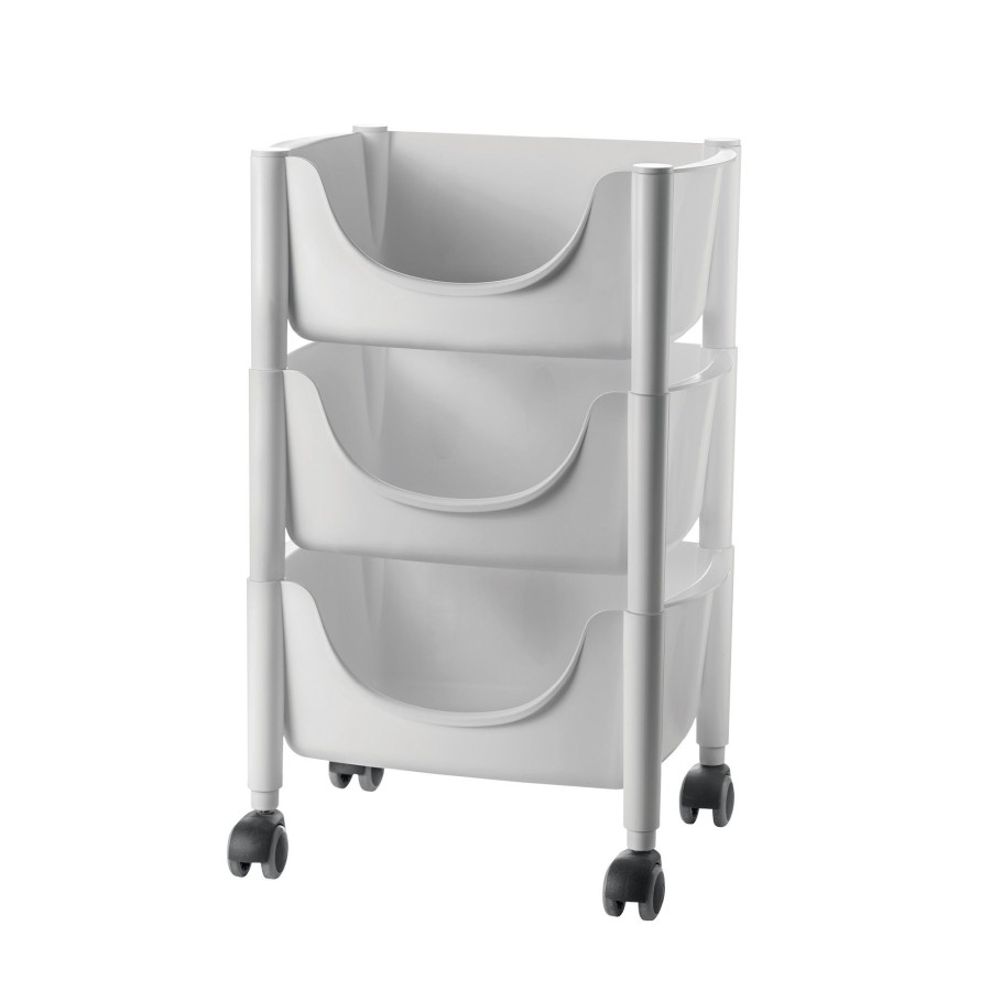 Casa Guzzini | Hold&Roll Carrello Grigio Opaco