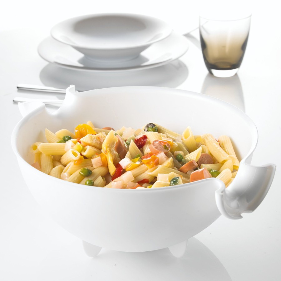 Cucina Guzzini | Set Scolatutto Con Contenitore Grigio Scuro Perlato